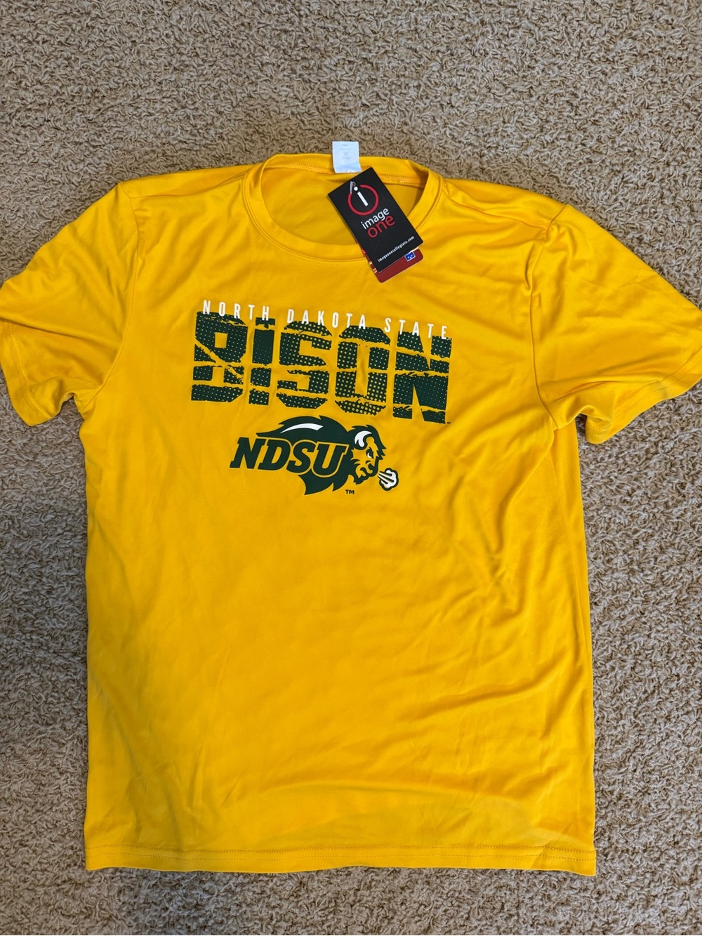 NDSU Bison Youth Yellow Graphic Tee -